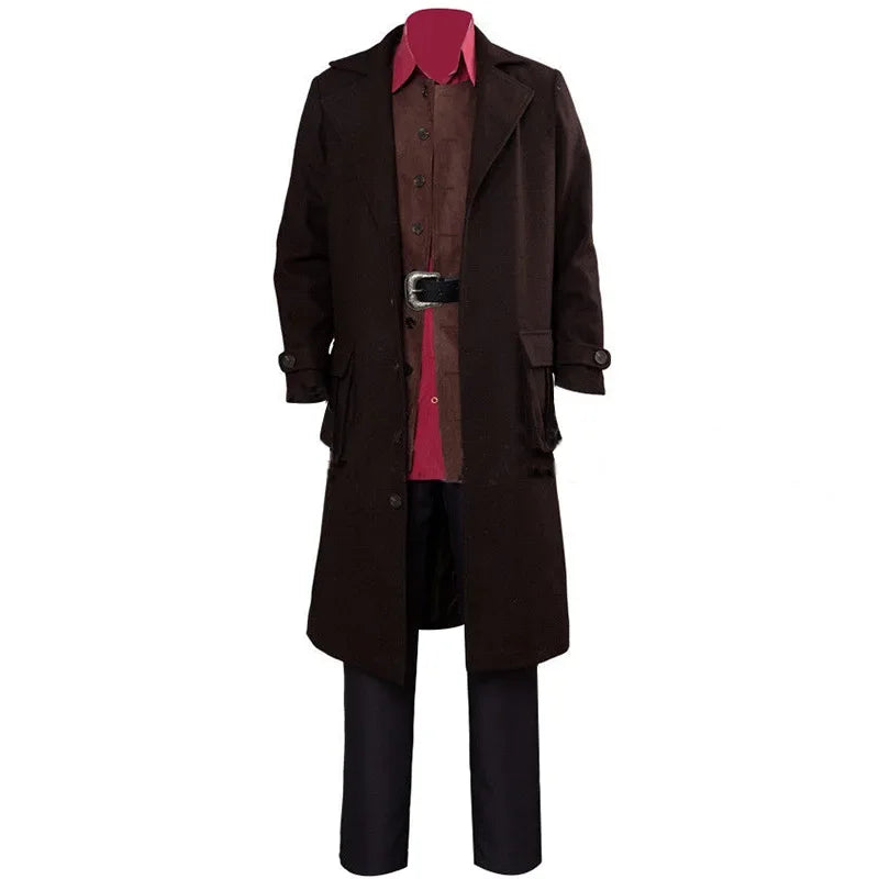 New Harryy Potter Film and Television Hagrid Cosplay Costume Holiday Party Hogwarts Professor Holiday Party Suit