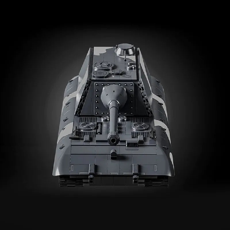 1836PCS E100 Tank Destroyer Military Building Blocks Set Collectible Technik Tanks Assembly Model Kit Adults DIY Toys Gifts