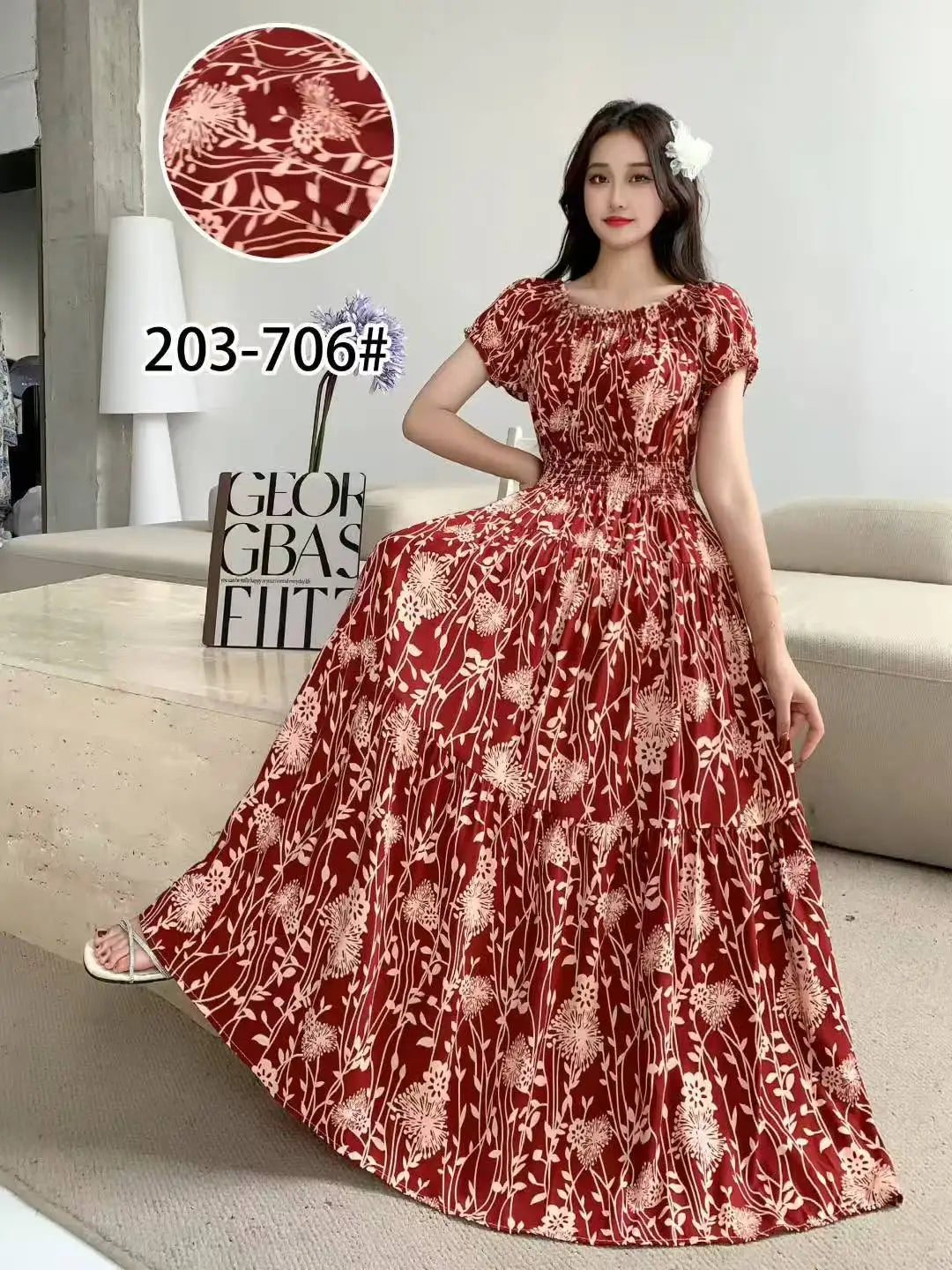 New Summer Dress Women Indian Clothes Cotton Linen Long Maxi Vintage Sexy Korean Casual Bohemian Floral Robe Vestidos Feminino