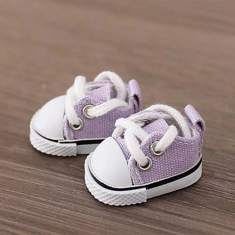 For LABUBU Canvas Shoes Suitable for 17cm Labubu Dolls Shoes Boots Toys Casual Sports Shoes Dolls Accessories DIY Doll Toys