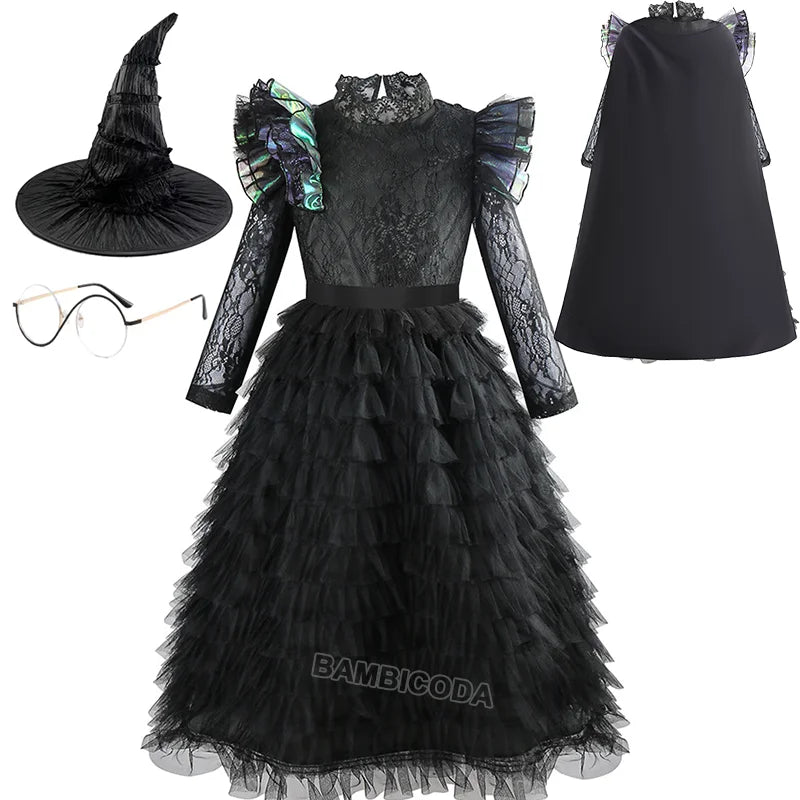 The--Wicked Glinda Elphaba Cosplay Costume Glinda Pink Princess Dress Costume For Girl Party Cosplay Movie Party Witch Clothing