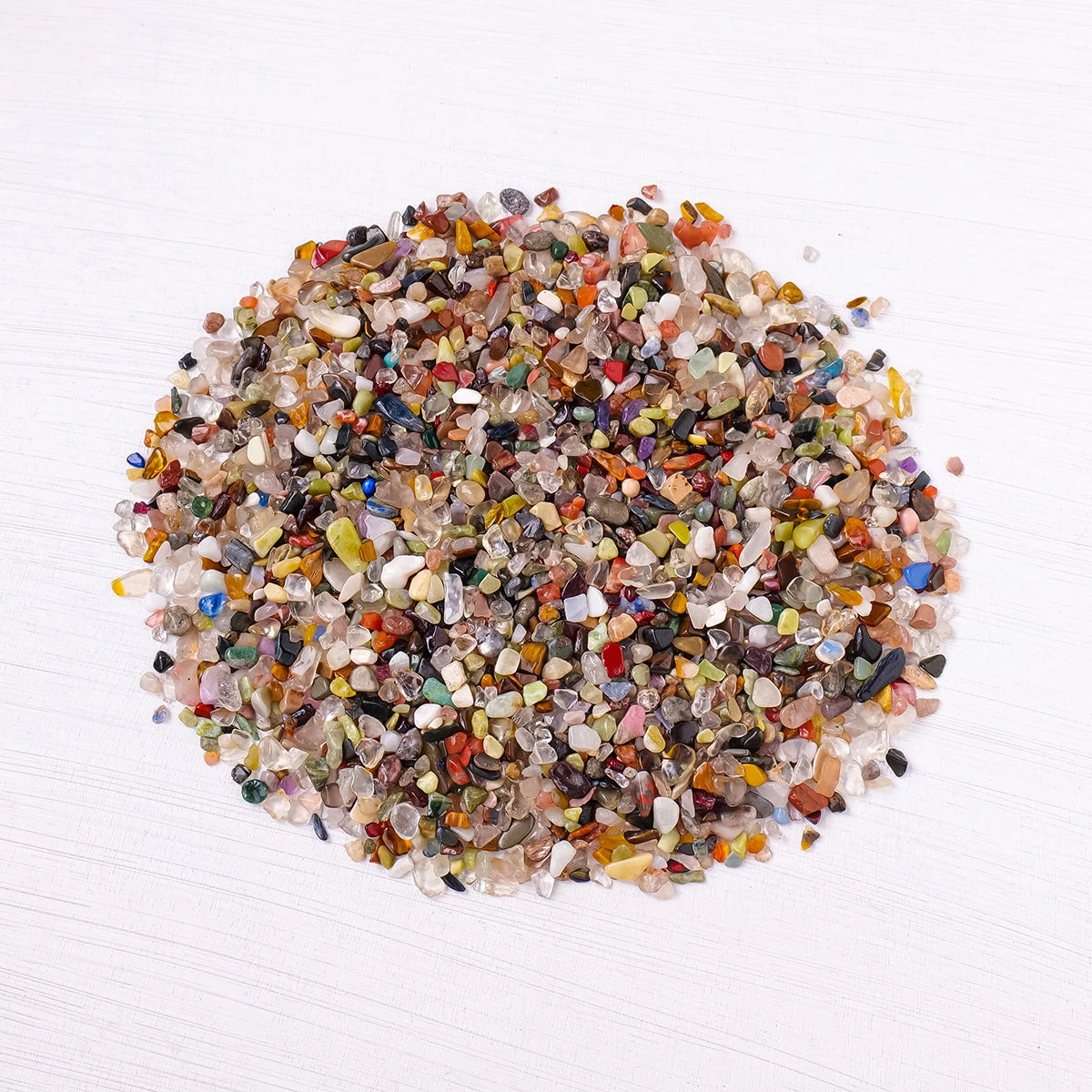 100g Natural Stones Mixed Crystal Material Crystal Gravel Stone Chips Ore Minerals Reiki Specimen Gemstones Aquarium Decoration