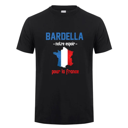 2027 French Bardella Hope T Shirts Summer Men Cotton Tops Casual Short Sleeve O Neck Tee Oversized Size Tshirts DY-212