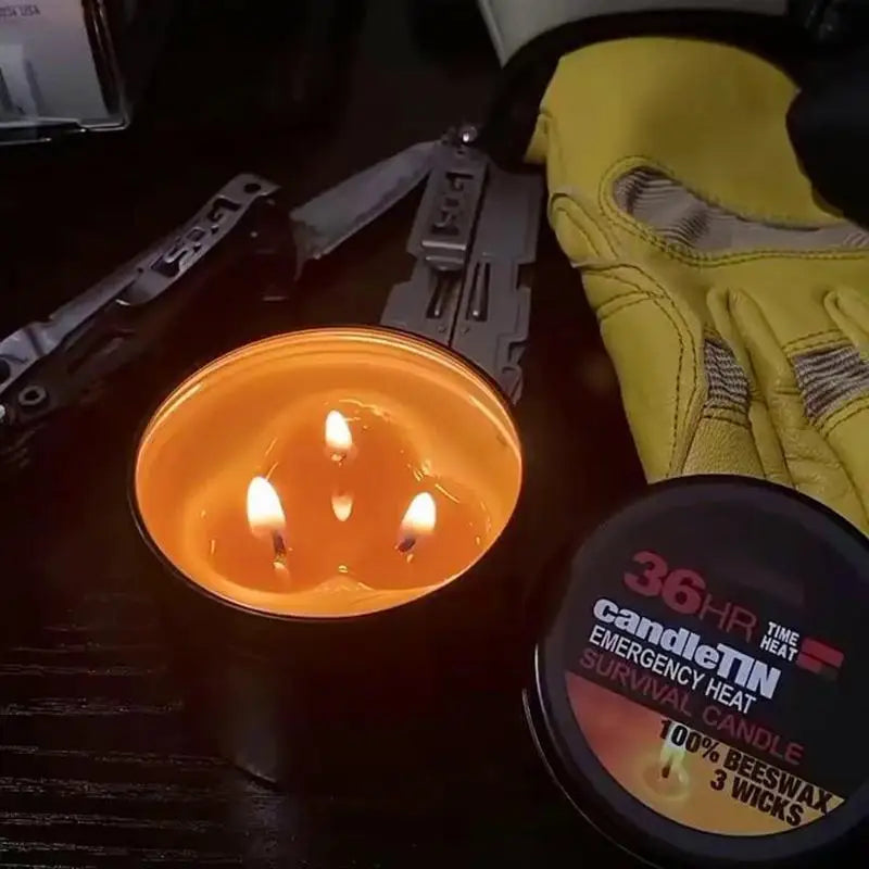 Emergency Candles for Household Disaster emergency lighting long burning survival candle Waterproof Windproof Candle for camping