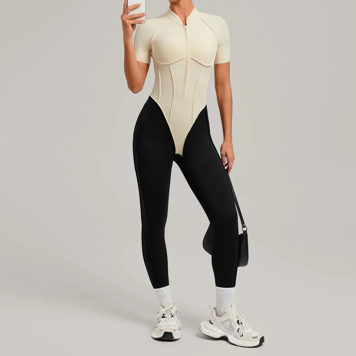 Yoga Jumpsuits Sports Fitness Peach Hip-lifting Backless One-Piece Splicing Tight Running Workout Clothes Gym Leggings Bodysuits