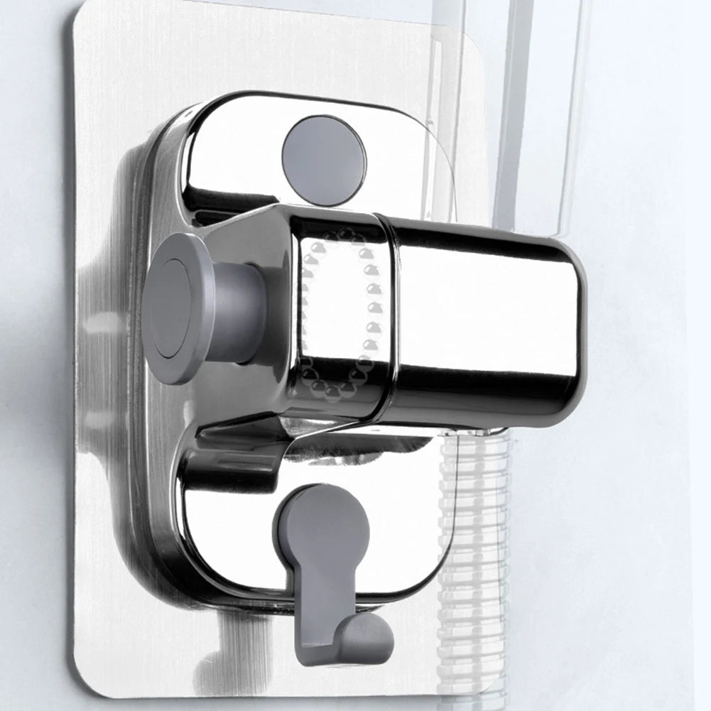 Shower Head Holder Adjustable Wall Mounted Shower Holder Self-Adhesive Showerhead Handheld Bracket Bathroom Accessories