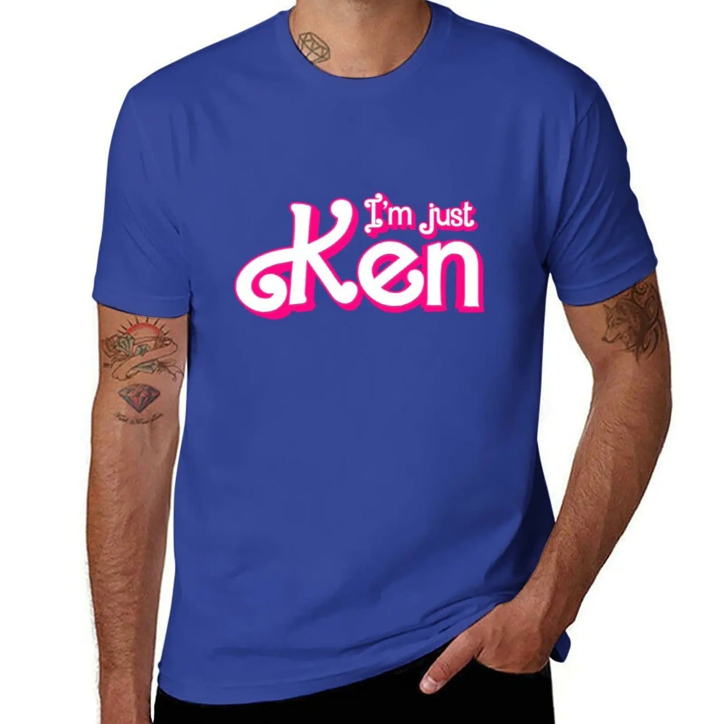 I'm just Ken T-Shirt Aesthetic clothing oversizeds heavy weight t shirts for men