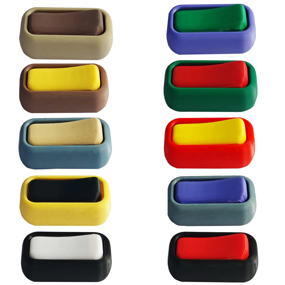 3D Printed Switches Fidget Toy Pop Fidget Toy Click Toy for Stress and Anxiety Relaxing Portable Fingertip Simulate Switch Toys