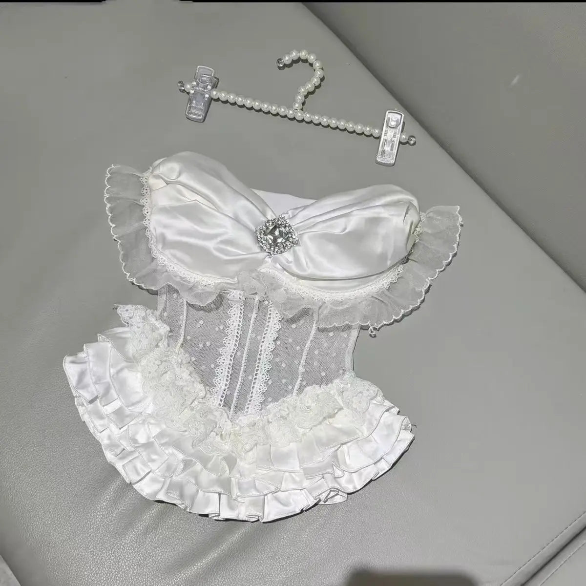 2025 Sweet Elastic Waist New Short Skirt Women Summer Chic White Ruffle Cake Skirts Female Fashion Casual Pretty Princess Skirt