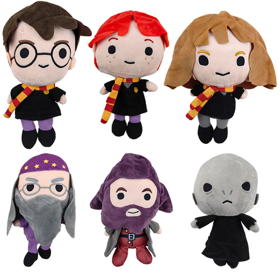 Harry Potter Her mione Fantastic Beasts Plush Toy Scarf Ron Movie TV Stuffed Toys Doll Character Plush Doll Cute Birthday Gift