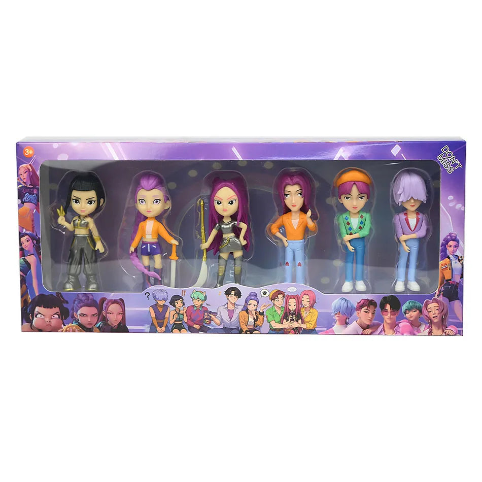 2026NEW Kpop Devil Hunter Rumi Zoe Mira anime colección de personajes de cloruro de polivinílico baratijas de escritorio regalo