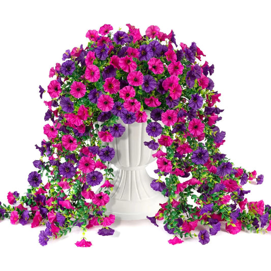 1/2Pcs Artificial Flowers Vine Morning Glory Wedding Bridal Home Room Table Festival Decor Outdoor Yard Garden Arch DIY Gift Box