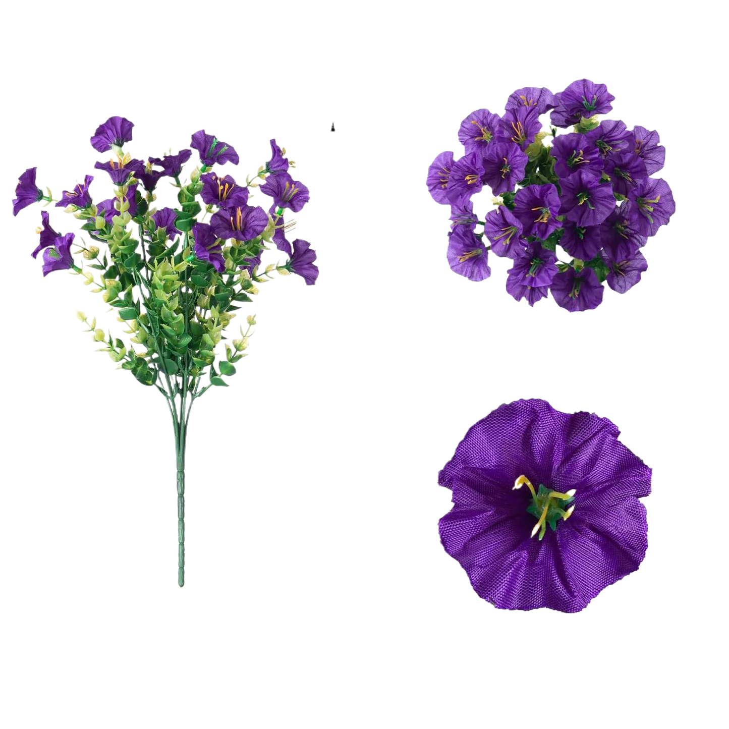 Artificial Flowers for Outdoors Decoration Silk Faux Flowers Uv Resistant Fake Plants for Garden Balcony Yard Porch Home Decor