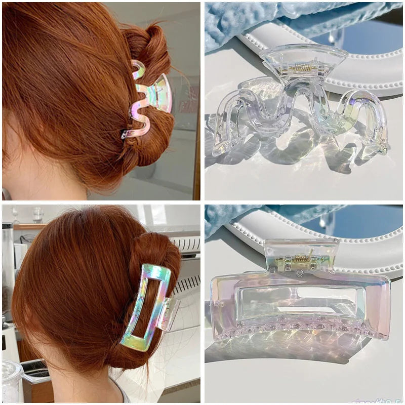 2023 Elegant Hair Claws Clip Vintage Irregular Hair Clips Barrettes Hairpins For Women Hair Accessories Set Hair Clamps Headwear