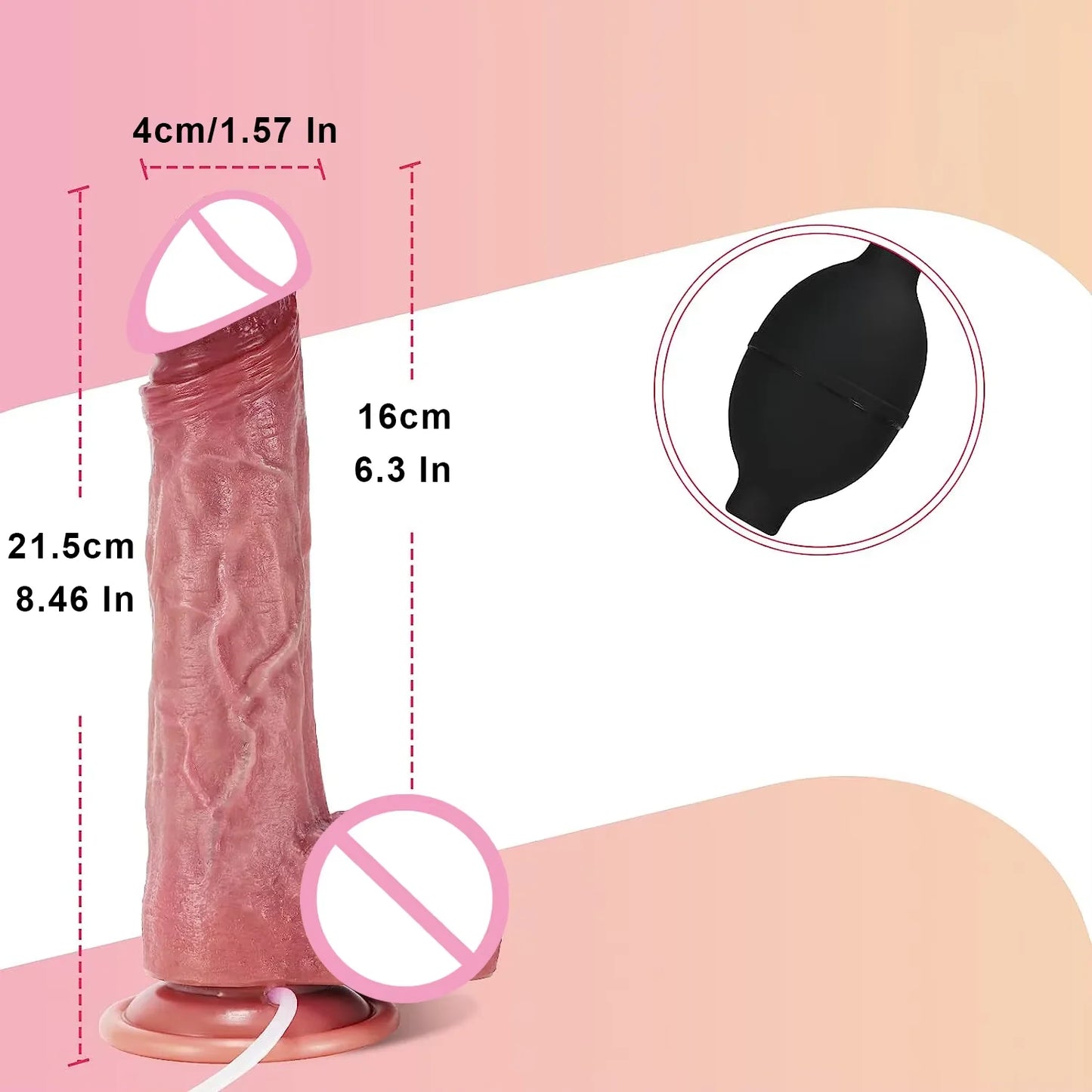Realistic Dildo with Sliding Foreskin And Ejaculating Feature Vagina Dildos for Women Water Spray Penis Anal Plug Sexy Adult Toy