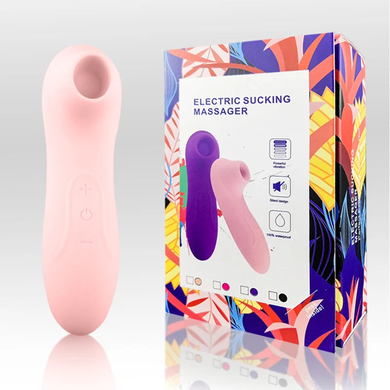 Powerful Suction Cup Clitoral Sucking Vibrator Female Clitoral Nipple Oral Vacuum Stimulator Massager for Women Adult Products