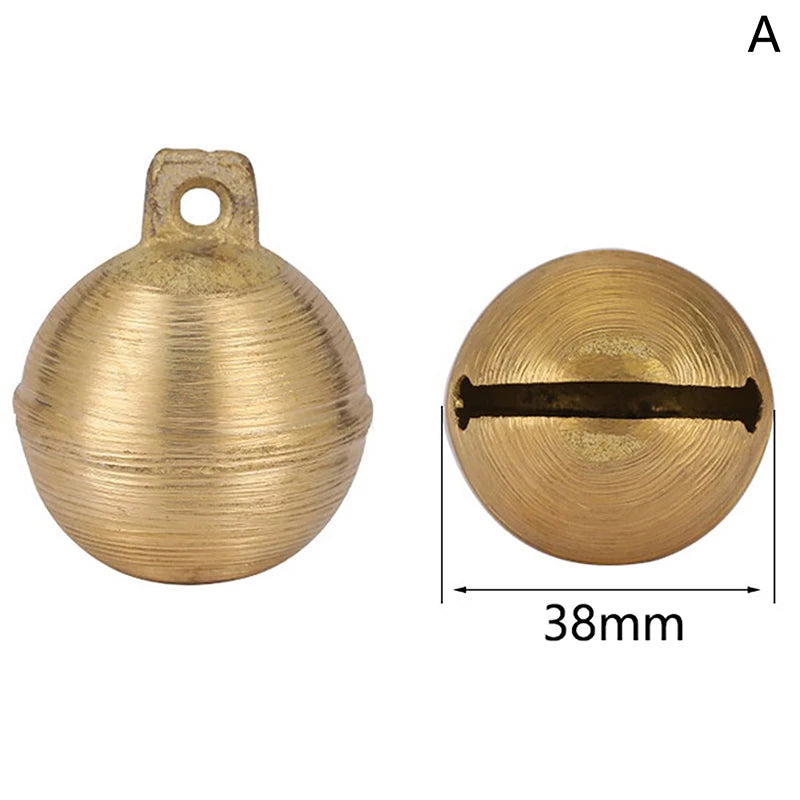 Loud Copper Bell for Livestock Animal Husbandry Cow Sheep Horse Grazing Bells Brass Sound Warning Bell for Farm Animals