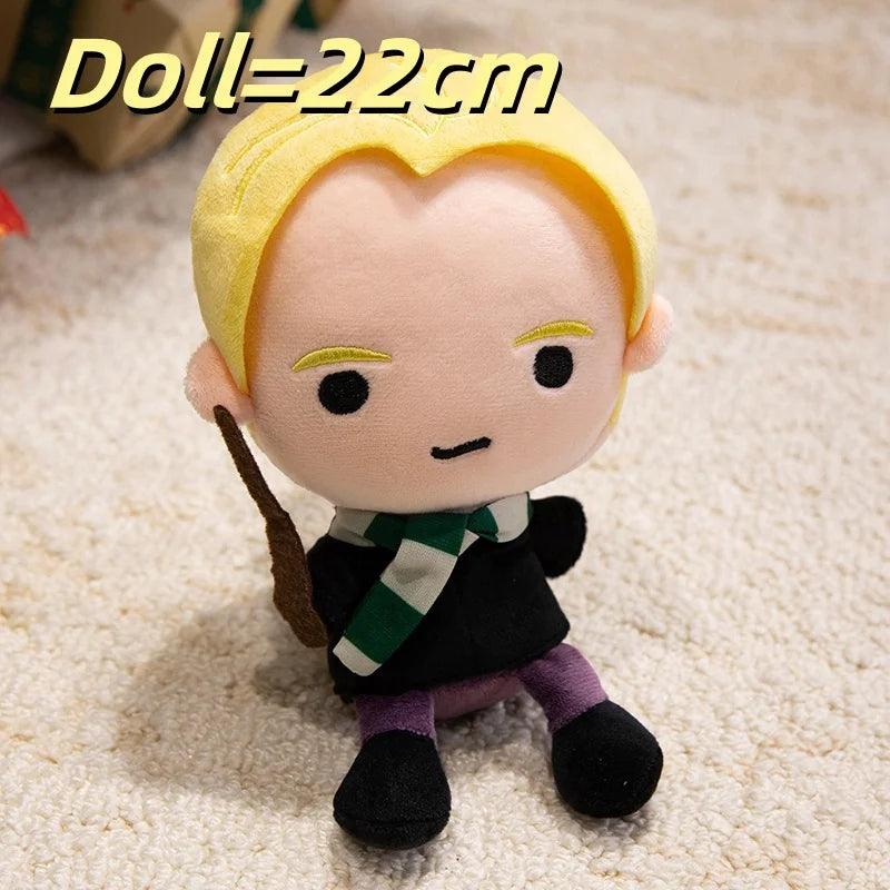 22cm Harry Potter Doll Ron Dumbledore Hagrid Malfoy Lord Voldemort Plushies Stuffed Anime Bag Pendant Collect Plush Toy Gifts