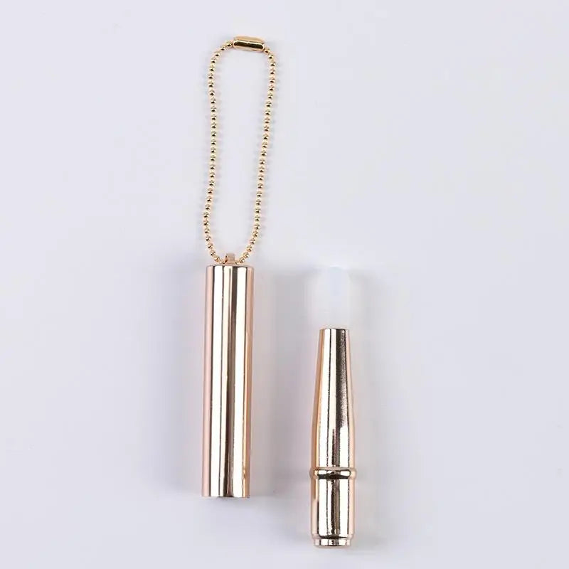 Mini Silicone Lip Brush Concealer Brush With Cover Chain Lip Mask Applicator Lip Gloss Brush Lipstick Brush Makeup Beauty Tool