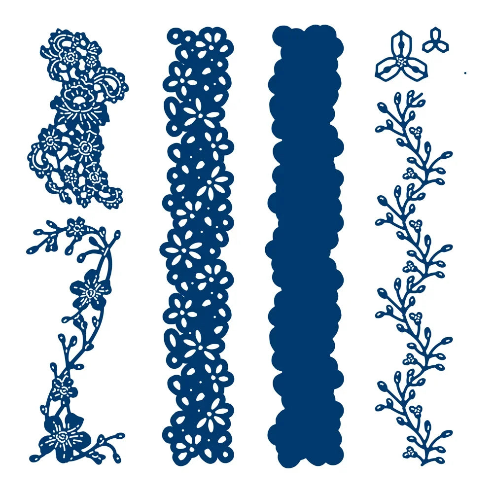 Hollowed Out Tattered Lace Hollow Love Mother's Day and Valentine's Day Metal Cutting Dies Scrapbooking Card Craft No Stamps