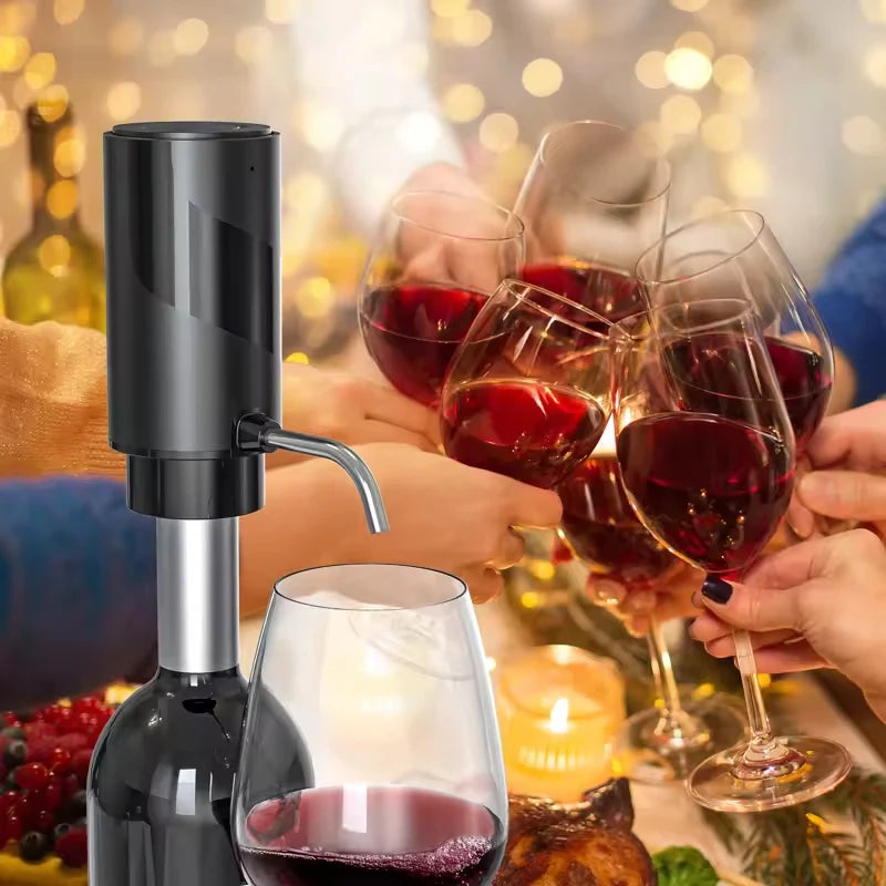 Intelligent Electric Wine Aerator and Dispenser Automatic Wine Dispenser Bar Tools TYPE-C Rechargerable