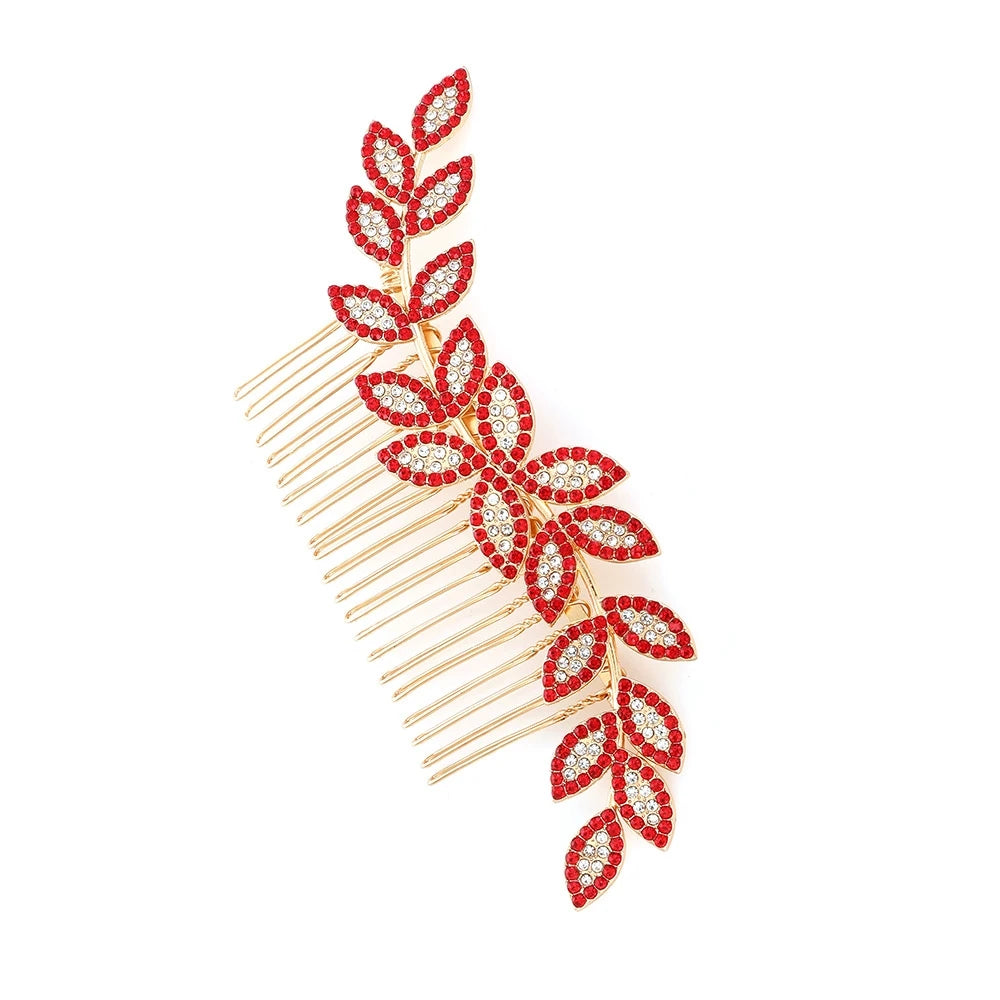 Wedding Hair Combs Hairpins Clips for Bride Women Girls Hair Jewelry Accessories Bling Rhinestone Headpiece Hair Styling Jewelry