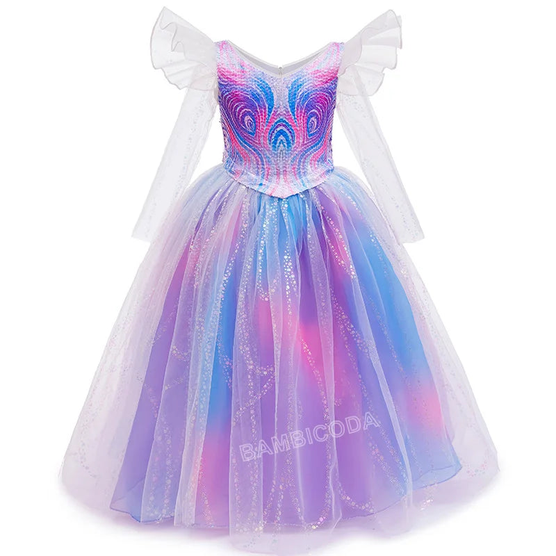 The--Wicked Glinda Elphaba Cosplay Costume Glinda Pink Princess Dress Costume For Girl Party Cosplay Movie Party Witch Clothing