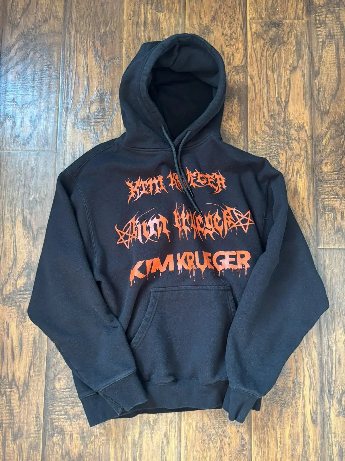 Kim Krueger loween Exclusive Hoodie ex Long Sve Printed Sweatirt with Hood Casual Comfortable Cotton Polyester Blend