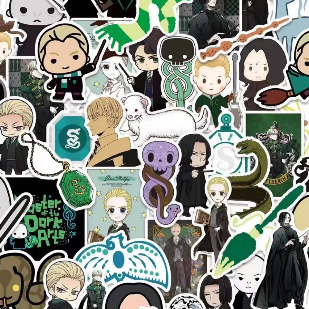 Genuine Harry Potter Series Sticker Hogwarts Film & Tv Merchandise Character Stickers For Phones Water Mug Planners Decor Decals
