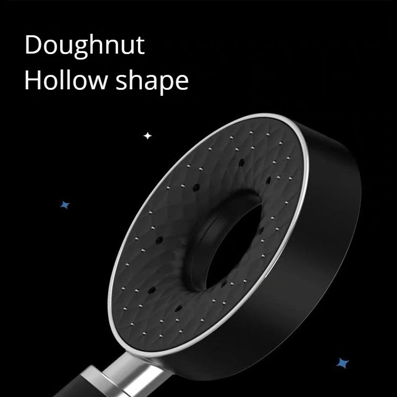 New Design High End Bathroom Gray Shower Set Round Shower Head Bathtub Hot and Cold Brass LED Display Mixer Faucet Shower System