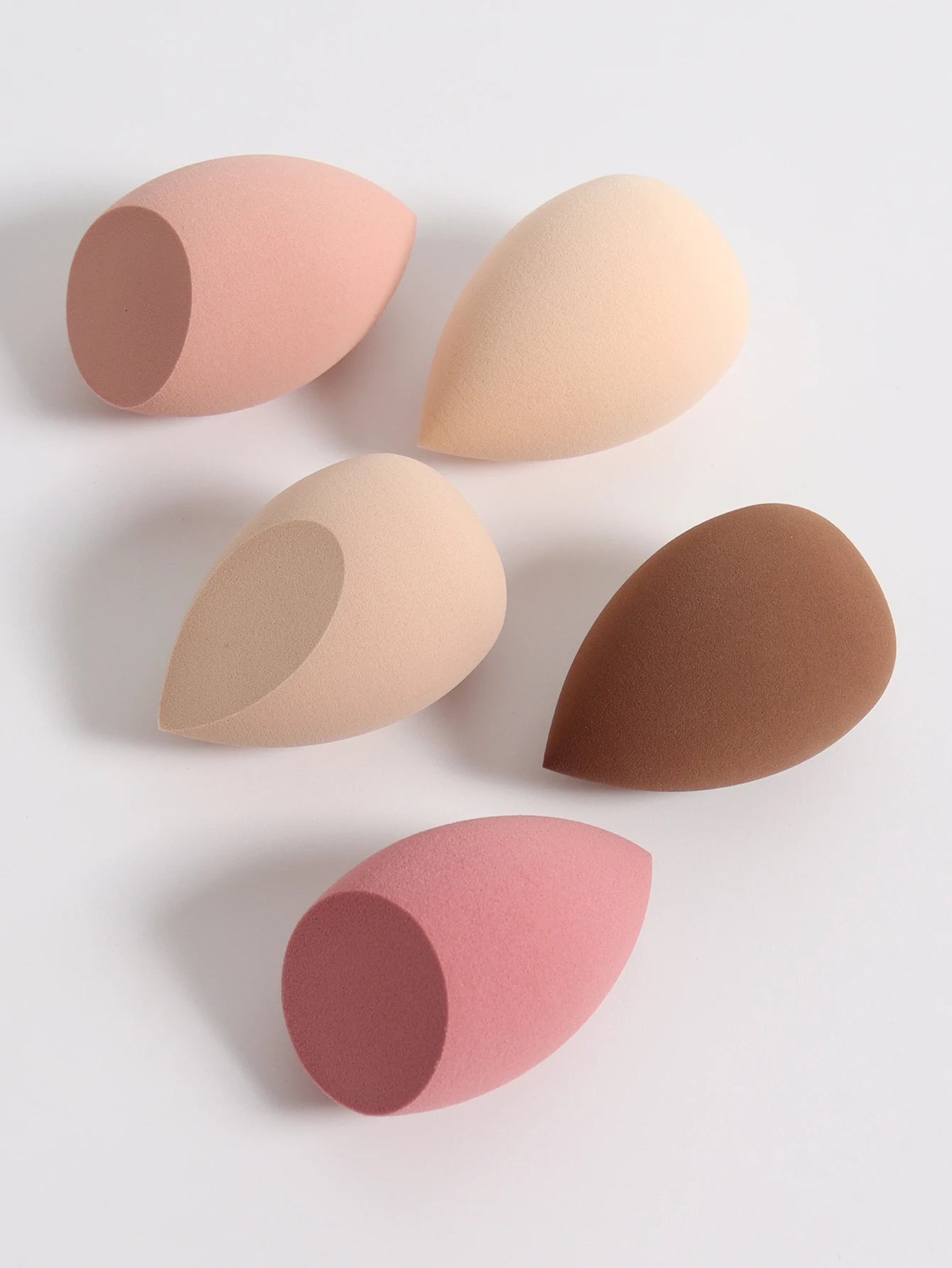 25 Beauty Eggs (Makeup Sponges), Foundation Make-Up Mixed Beauty Sponges, Liquid, Cream and Powder Flawless, Multi-Color Makeup