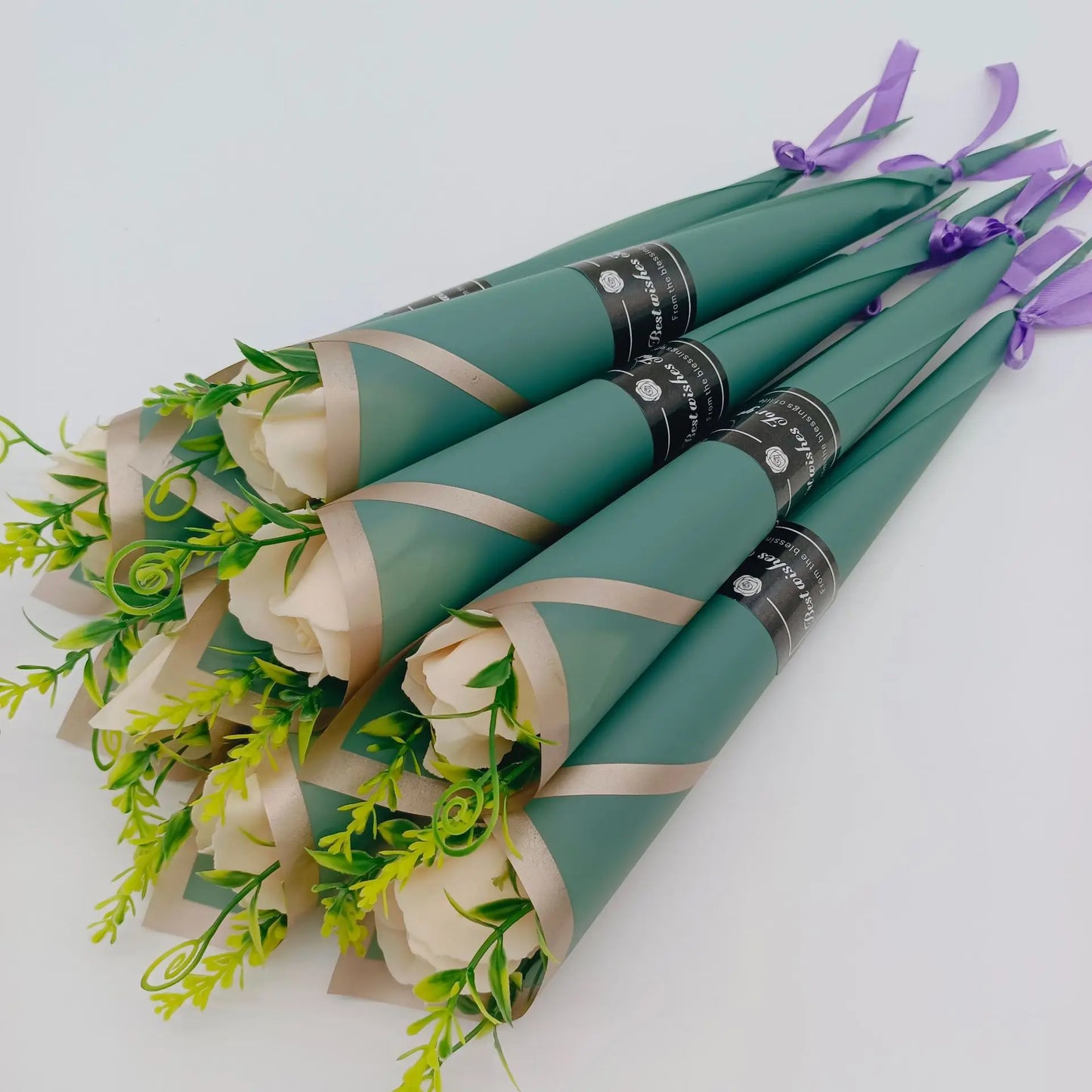 1pcs Single Artificial Rose Flower Soap Flower Bouquet Valentine's Day Fake Flower Wedding Party Gifts Decorations Suppliers