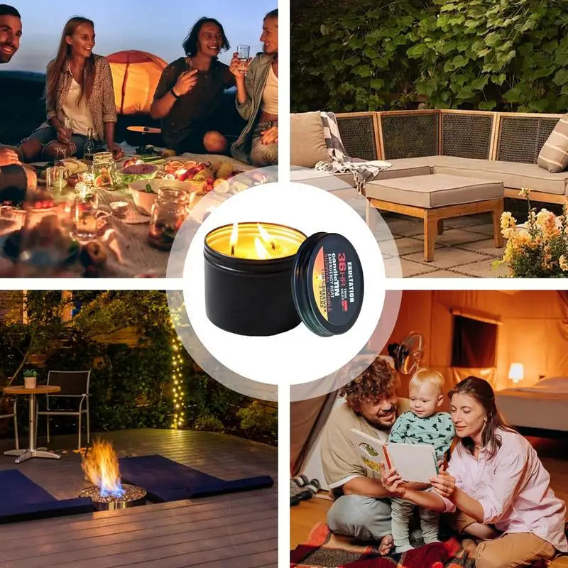 Emergency Candles for Household Disaster emergency lighting long burning survival candle Waterproof Windproof Candle for camping