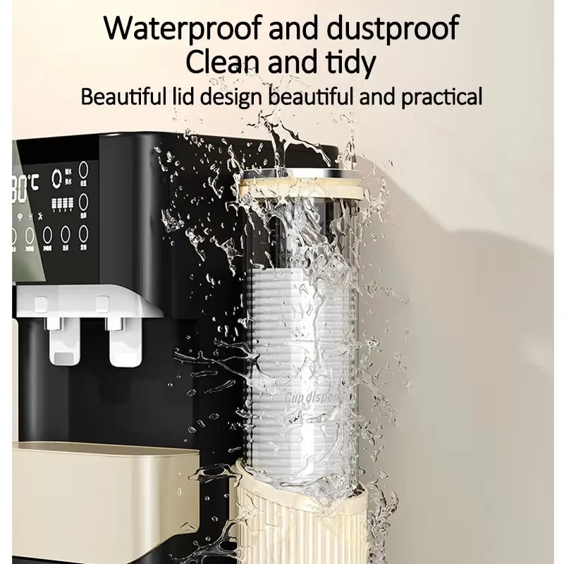 Water Cup Storage Bar Counter Rack Disposable Cup Cup Holder Wall Mounted Water Dispenser High-end Paper Cup Holder