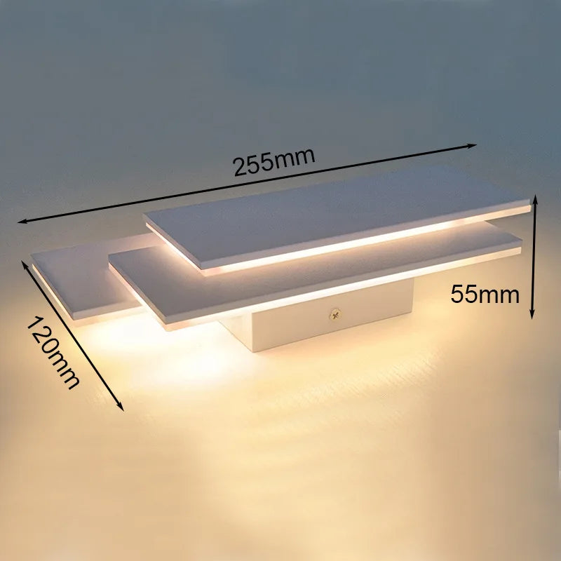Led Indoor Wall Lamps Modern Simple Home Lighting Bedroom Living Room Flats Stairs Hotel Aisle Corridor Background Wall Sconces