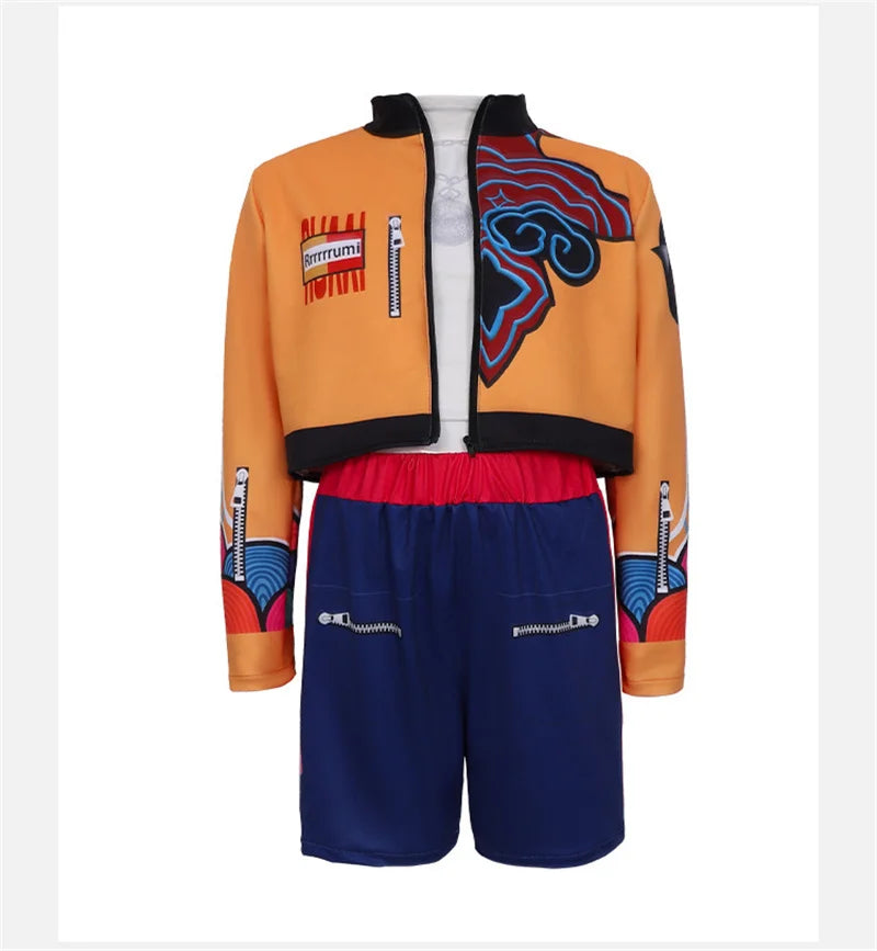 Girls Cartoon Cosplay Sets Fashion Girls Movie Role-playing Costume Outfits K-Pop Stage Performance Clothing Suits 3-12 Years