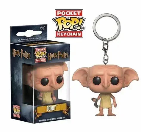 Funko Pocket Keychain Toy Hermione Granger Dobby Dumbledore Malfoy Ginny Ron Hedwig Snape Voldemort Luna Pocket Pop Key Ring Toy