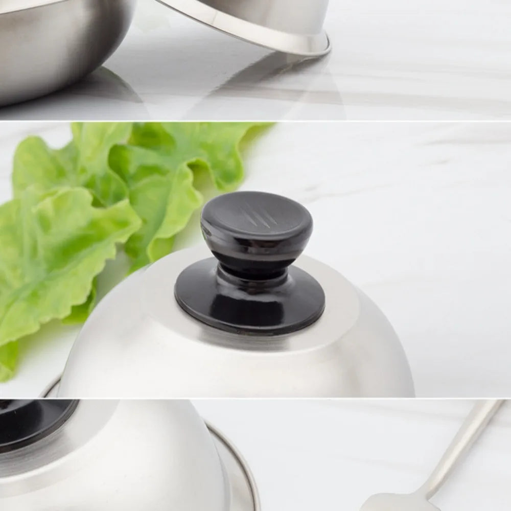 Stainless Steel Cheese Melting Dome Lids For Burgers Sandwiches Steak Round Griddle Covers Smash Burger Cooking Accessories