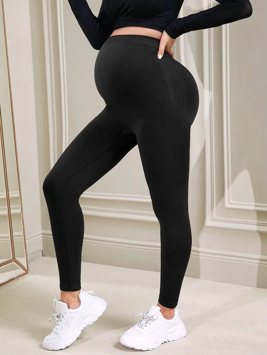 Pregnant women high waist support abdominal exercise yoga leggings