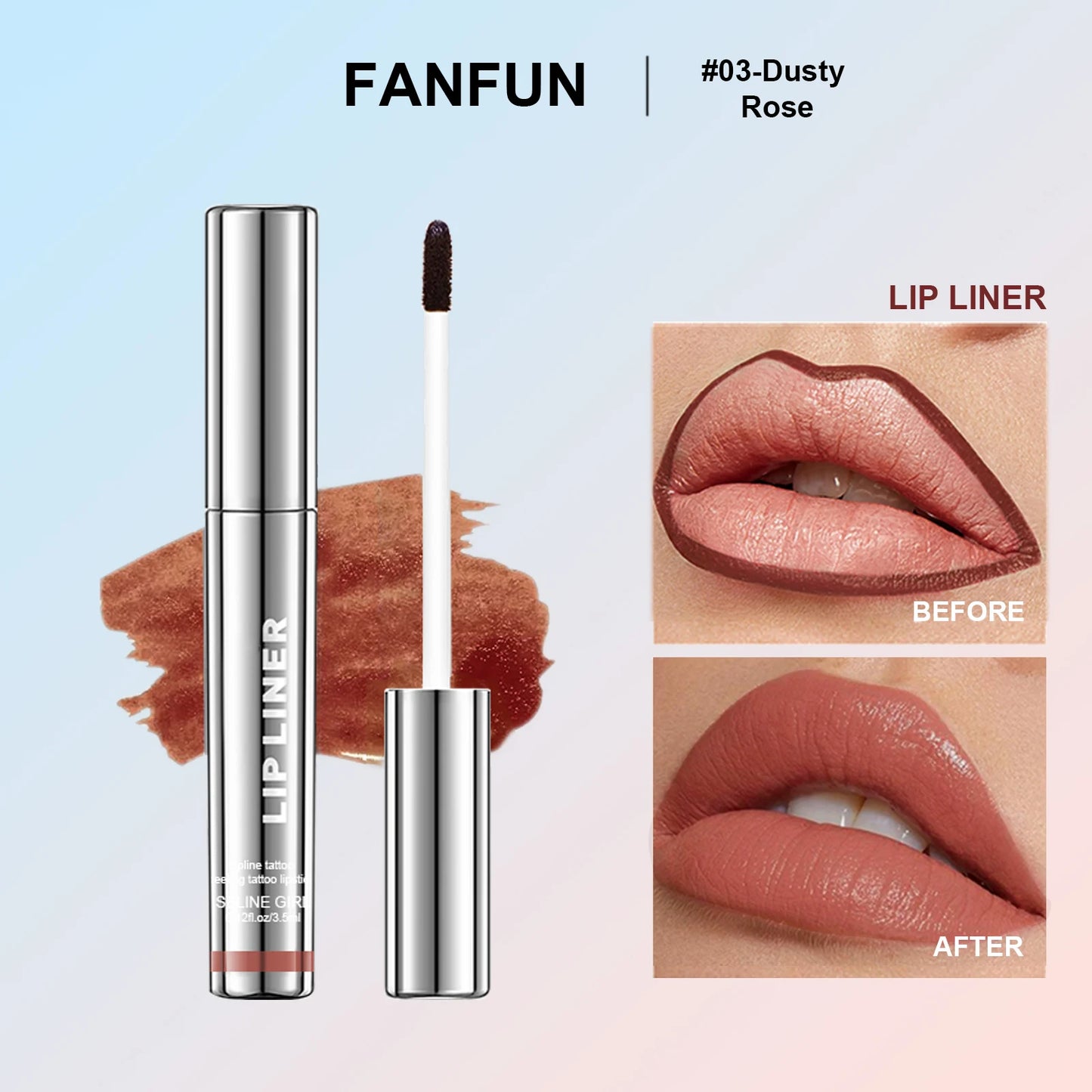 Waterproof Lip Liner Peel Off Tattoo Lipgloss Waterproof Long Lasting Matte Lip Tint Brown Contour Tear-off Lips Stain Cosmetic