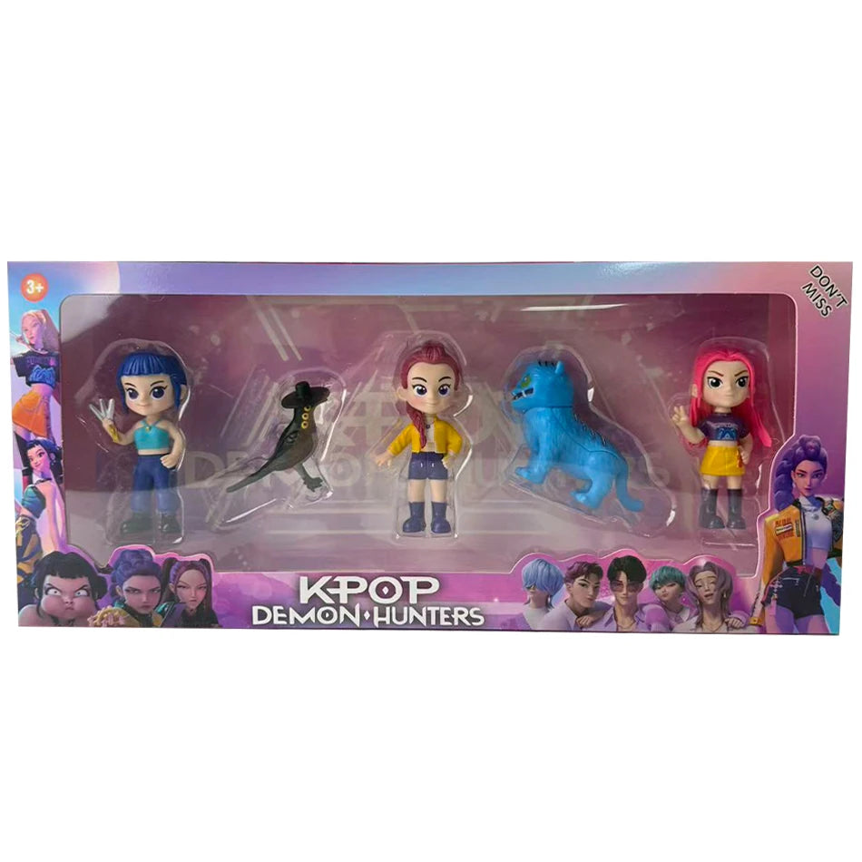 2026NEW Kpop Devil Hunter Rumi Zoe Mira anime colección de personajes de cloruro de polivinílico baratijas de escritorio regalo