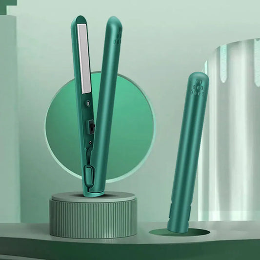 Wireless Hair Straightener For Students,USB Multifunctional Portable Curling Iron,Wireless Hair Straightener for All Hair Types