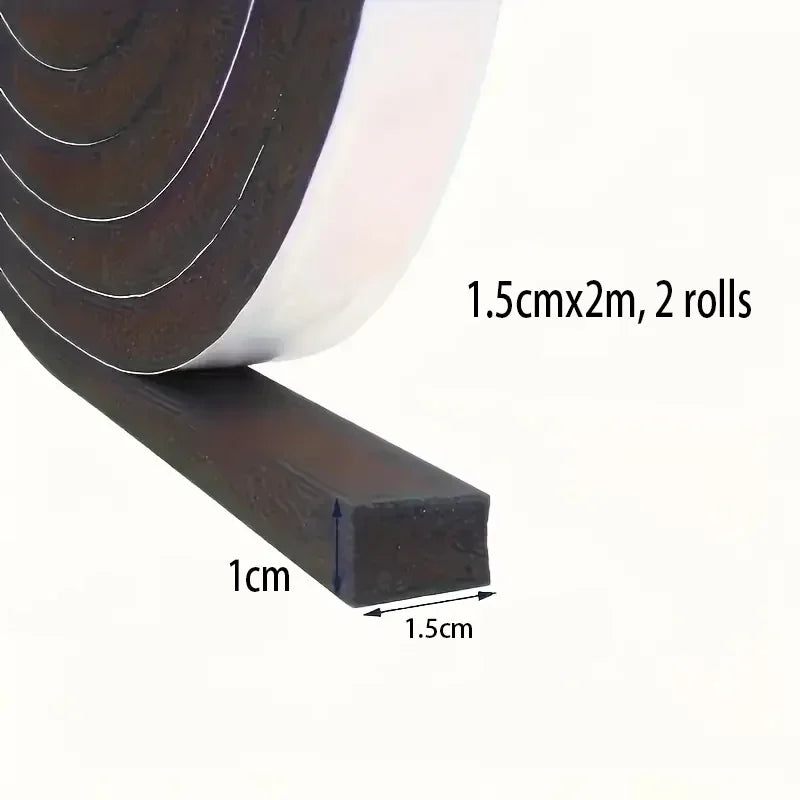 4M Foam Self-adhesive Door Window Sealing Strip Wearable Sliding Dustproof Sponge Strip Soundproof Home Insulation sealing tape
