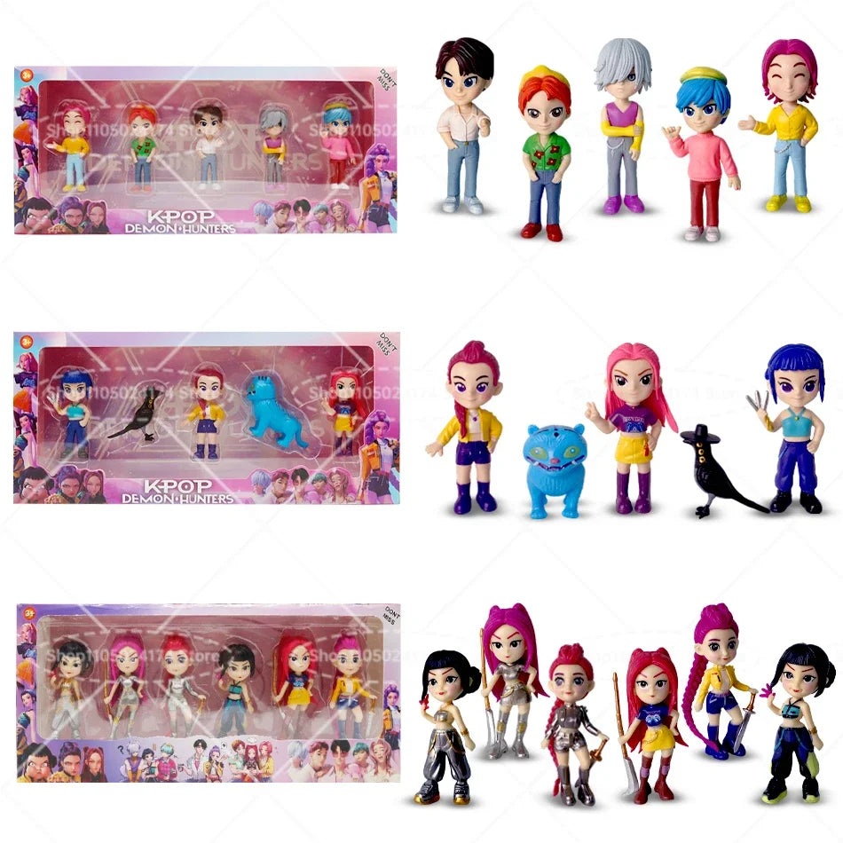 2026NEW Kpop Devil Hunter Rumi Zoe Mira anime colección de personajes de cloruro de polivinílico baratijas de escritorio regalo