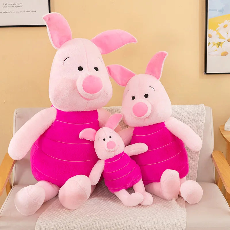 120cm Disney Pink Piglet Plush Toys Winnie The Pooh Cute Stuffed Toys Cartoon Stuffed Anime Plushie Big Piggy Doll Kid for Gifts