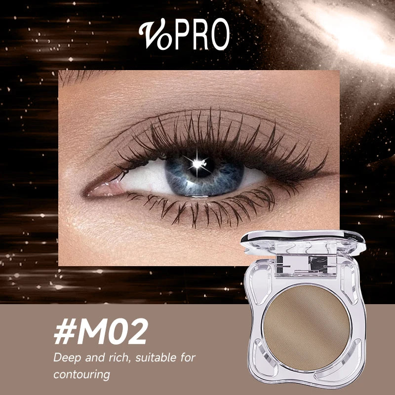 Monochrome Eye Shadow Palette - Sparkly Eye Glitter Makeup, Matte & Shimmer, Long-Lasting, Waterproof, Smudge-Free, High-Pigment