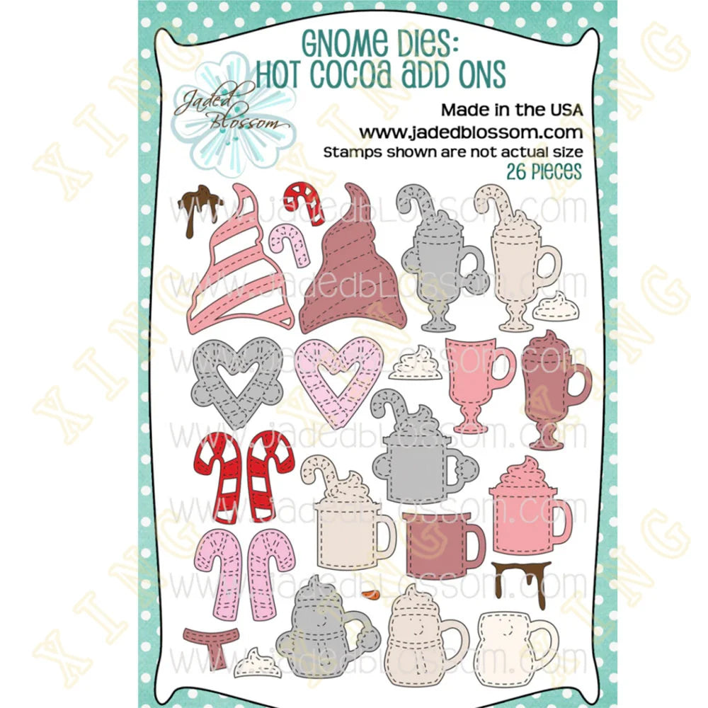 Valentine's Day New Gnome Winter Add Ons Pinecone Metal Cutting Dies Stamps Stencil Diy Scrapbook Paper Diary Decoration Card