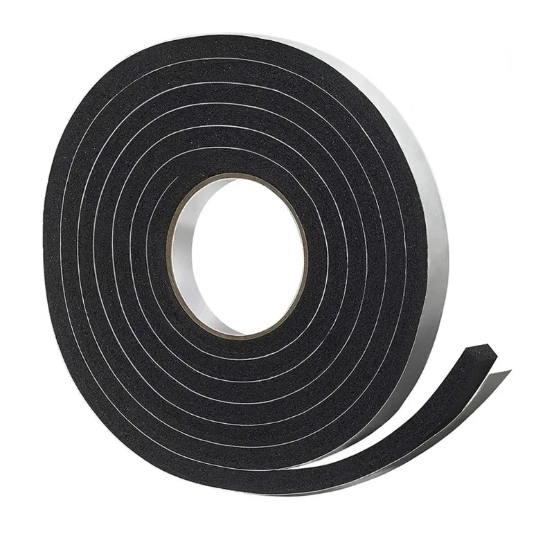 4M Foam Self-adhesive Door Window Sealing Strip Wearable Sliding Dustproof Sponge Strip Soundproof Home Insulation sealing tape