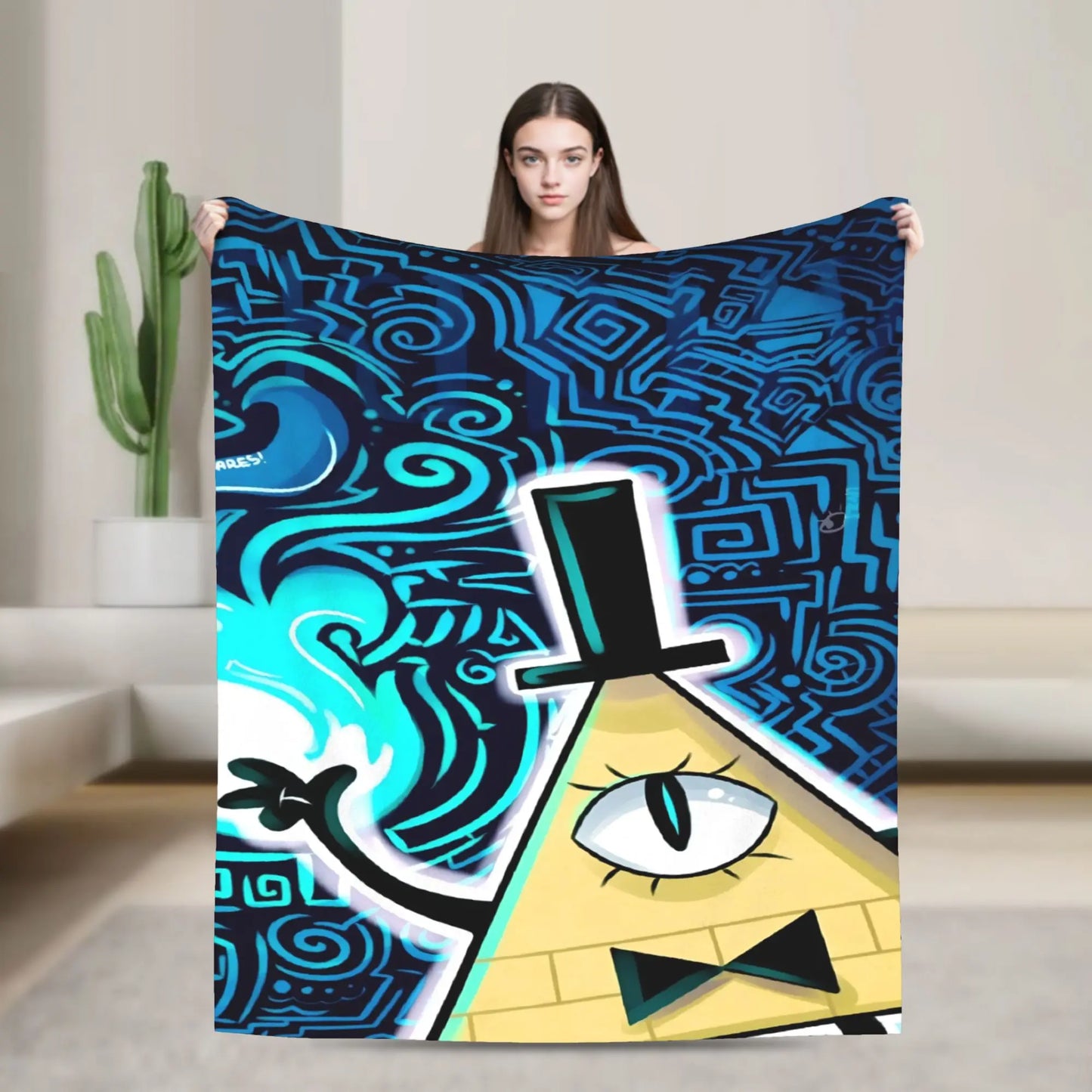 Stranger Gravity Falls Blanket  Plush Funny Warm Throw Blankets for Home Restaurant Autumn/Winter