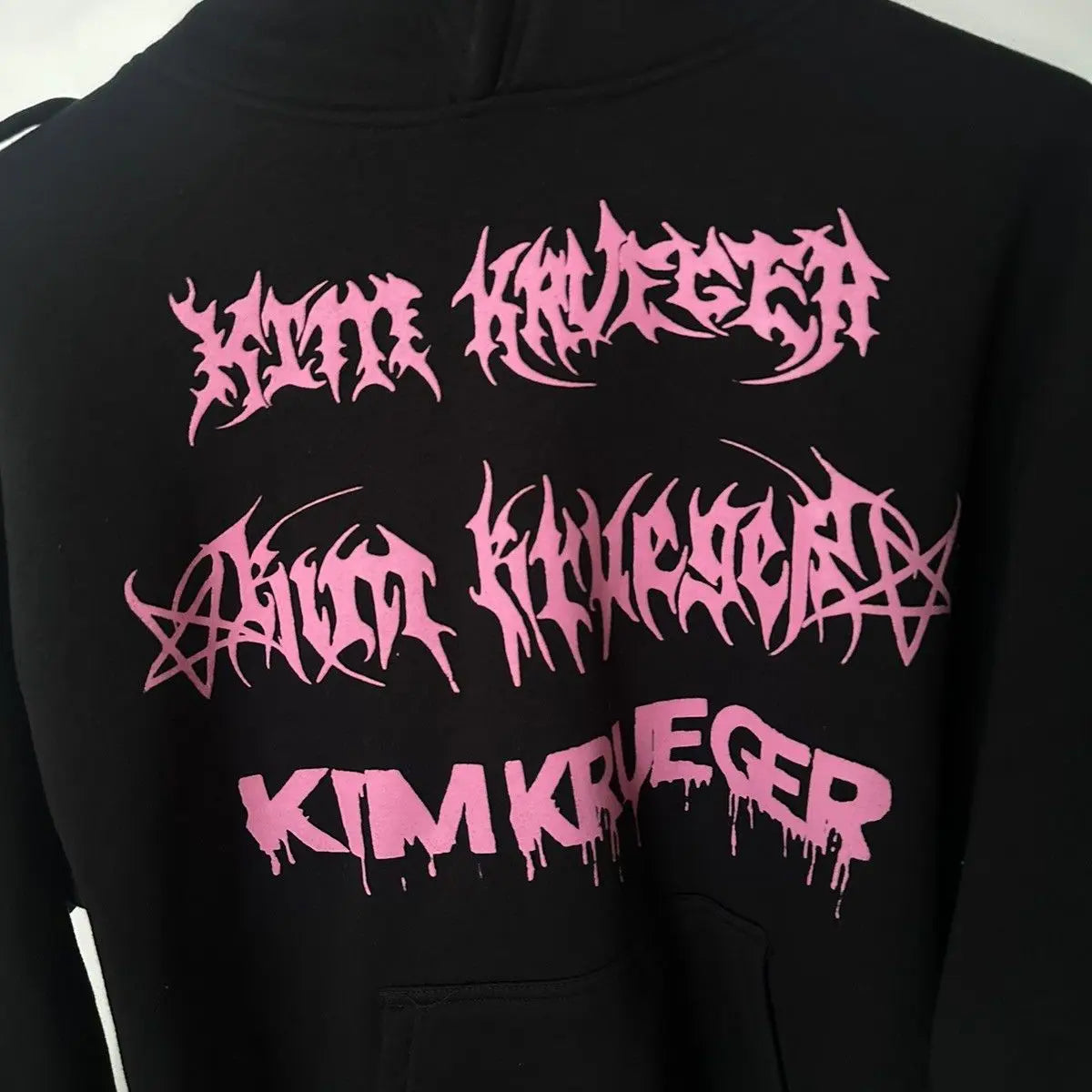 Kim Krueger loween Exclusive Hoodie ex Long Sve Printed Sweatirt with Hood Casual Comfortable Cotton Polyester Blend